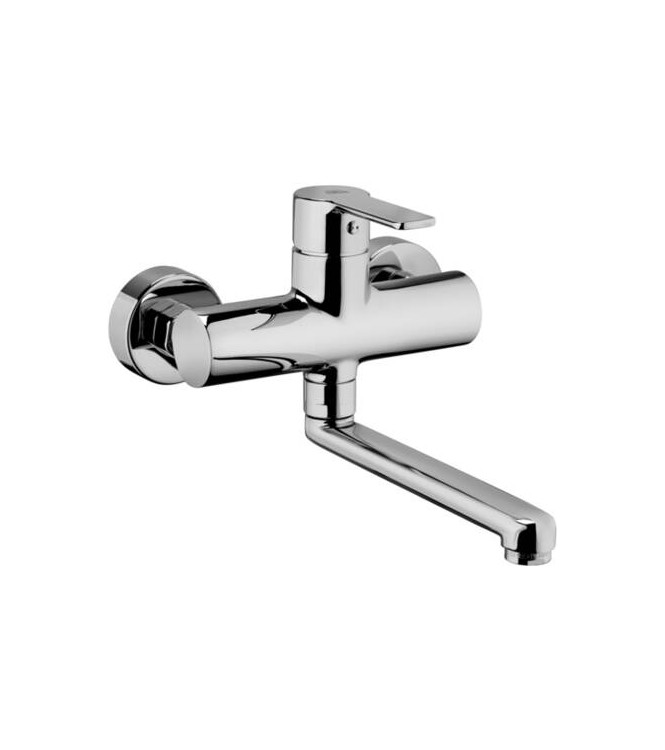 PAFFONI RED161 RED MISCELATORE MONOCOMANDO LAVELLO A PARETE CROMATO