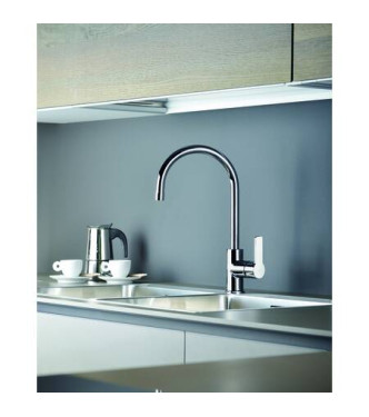PAFFONI RED180 RED MISCELATORE MONOCOMANDO LAVELLO CROMATO