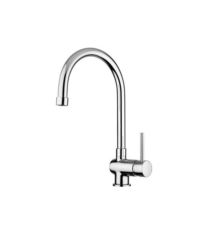 PAFFONI SK185 STICK MISCELATORE MONOCOMANDO LAVELLO CON DOCCETTA CROMATO