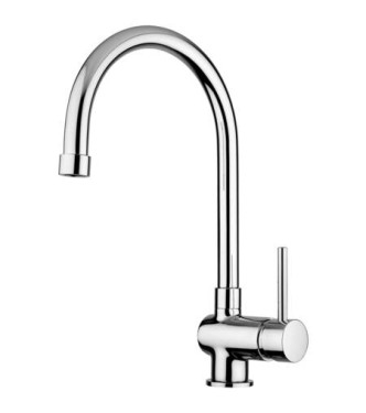 PAFFONI SK185 STICK MISCELATORE MONOCOMANDO LAVELLO CON DOCCETTA CROMATO