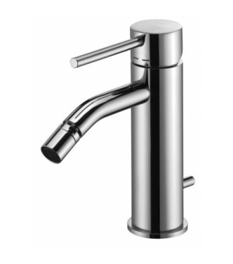 PAFFONI LIG135 LIGHT MISCELATORE MONOCOMANDO BIDET con piletta ø1.1/4" CROMATO