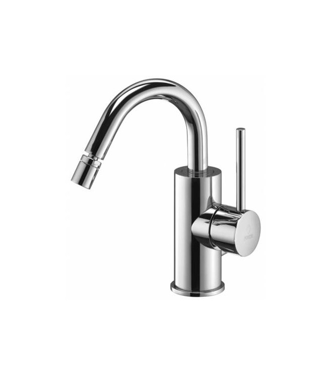PAFFONI LIG137 LIGHT MISCELATORE MONOCOMANDO BIDET con piletta ø1.1/4" CANNA GIREVOLE ø18 CROMATO