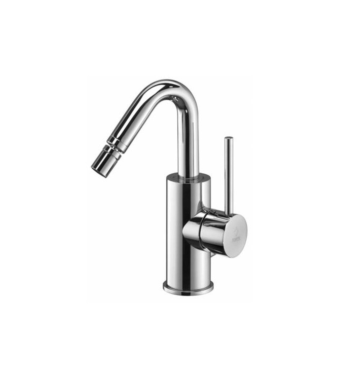 PAFFONI LIG937 LIGHT MISCELATORE MONOCOMANDO BIDET con piletta ø1.1/4" CANNA GIREVOLE ø20 CROMATO