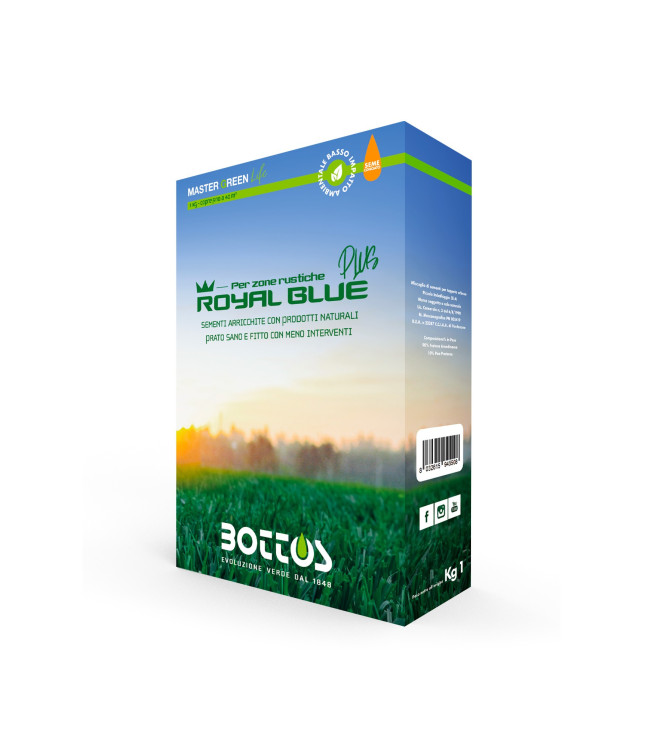 BOTTOS ROYAL BLUE PLUS TANNING GRASS SEED - 1 KG