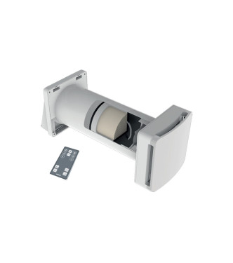 Ventilatore puntiforme con recupero di calore Irsap PULSE 30A, ideale per ambienti Fino a 10 mq 