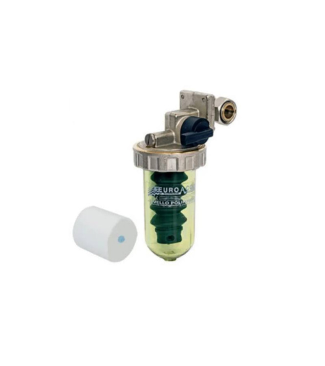 Euroacque SLIM0001 - Proportional Polyphosphate Dispenser with Rotatable 1/2" Connections