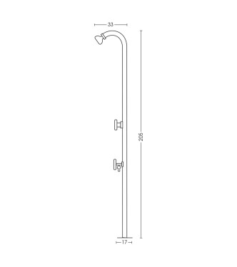 Doccia solo acqua fredda 42/D3 VERDE
