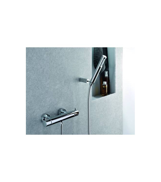 PAFFONI LIQ168D LIGHT EXTERNAL SHOWER THERMOSTAT WITH HAND SHOWER CHROME-PLATED