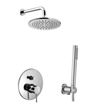 PAFFONI KITLIG015 LIGHT KIT DOCCIA COMPLETO CROMATO