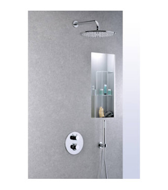 PAFFONI KITLIQ018 LIGHT KIT DOCCIA COMPLETO CROMATO