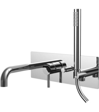 PAFFONI LIG001 LIGHT MISCELATORE MONOCOMANDO INCASSO VASCA/DOCCIA CROMATO