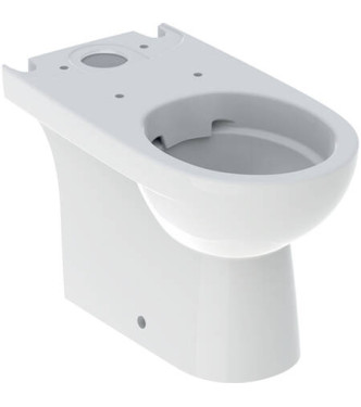 Vaso SELNOVA MULTI - vaso a terra per cassetta esterna Rimfree® - BIANCO