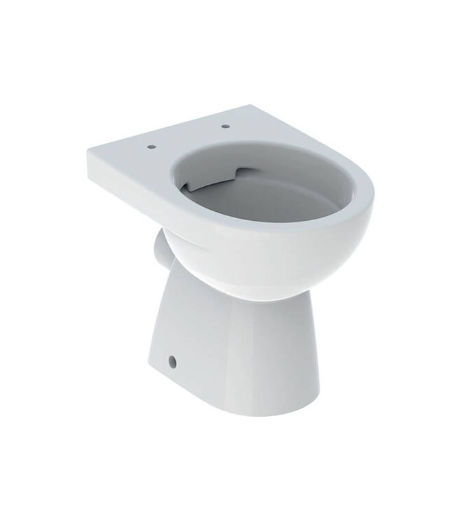 Vaso SELNOVA P RIMFREE - vaso a terra scarico a parete Rimfree® - BIANCO