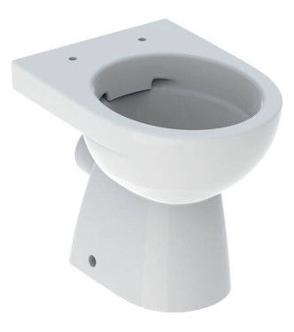 SELNOVA P RIMFREE - floor-standing toilet Rimfree® wall outlet - WHITE