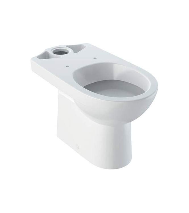Vaso SELNOVA DUO P - vaso a terra scarico a parete - BIANCO