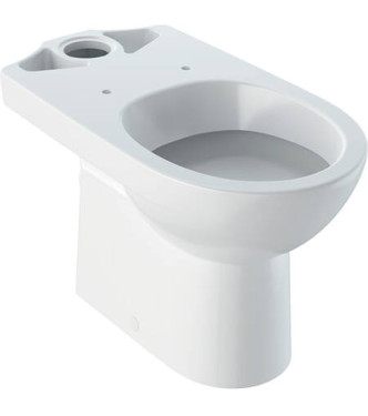 Vaso SELNOVA DUO P - vaso a terra scarico a parete - BIANCO