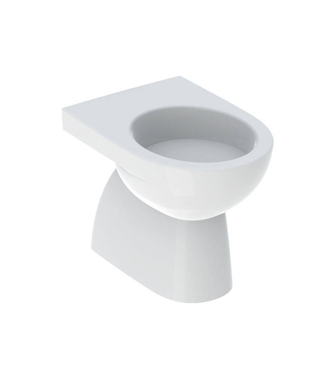 Vaso SELNOVA S - vaso a terra scarico a pavimento - BIANCO