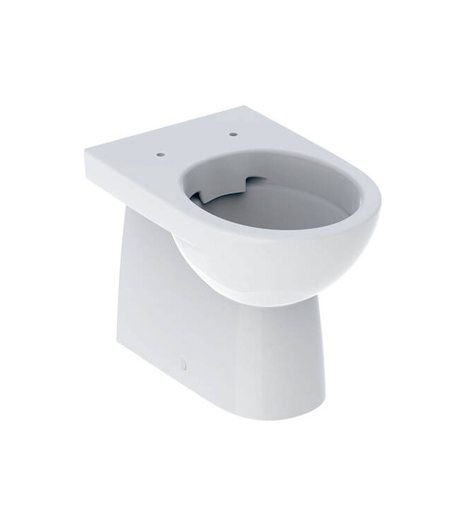 Vaso SELNOVA BTW MULTI RIMFREE - vaso a terra back to wall con scarico MULTI Rimfree® - BIANCO