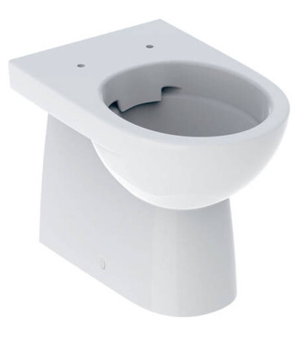 Vaso SELNOVA BTW MULTI RIMFREE - vaso a terra back to wall con scarico MULTI Rimfree® - BIANCO