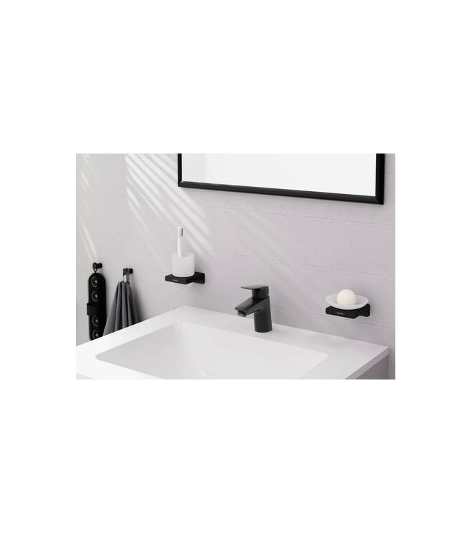 71071 LOGIS SINGLE LEVER BASIN MIXER 70 S/SWITCH MATT BLACK