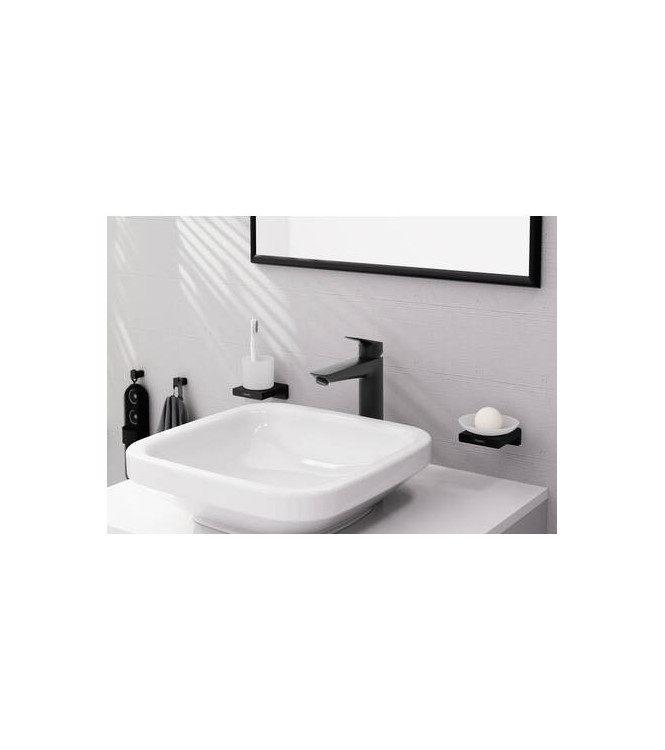 71090 LOGIS SINGLE LEVER BASIN MIXER 190 + POP-UP WASTE MATT BLACK