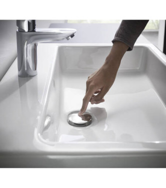 71107 LOGIS SINGLE-LEVER BASIN MIXER100 + PUSH-OPEN CHROME