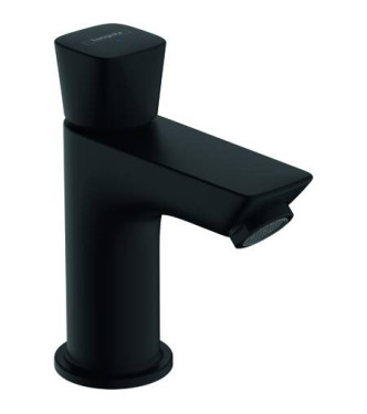 71120 LOGIS WASHBASIN TAP 70 S/SWITCH MATT BLACK
