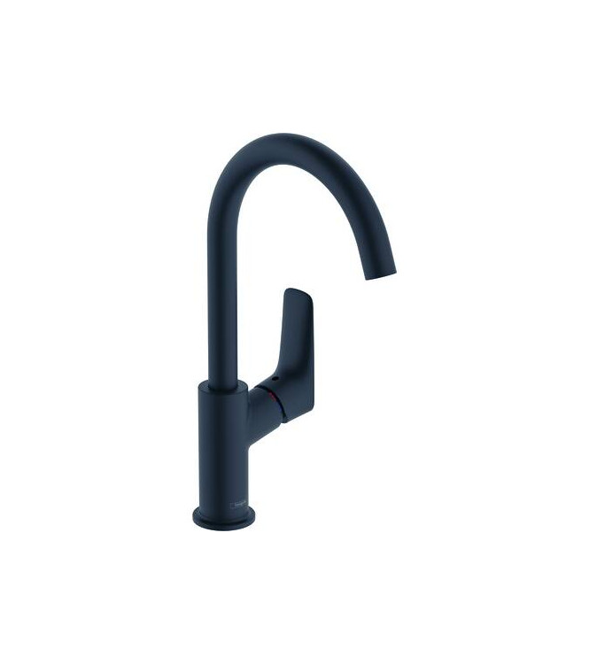 71130 LOGIS SINGLE LEVER BASIN MIXER 210 + POP-UP WASTE MATT BLACK