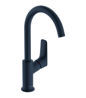 71130 LOGIS SINGLE LEVER BASIN MIXER 210 + POP-UP WASTE MATT BLACK