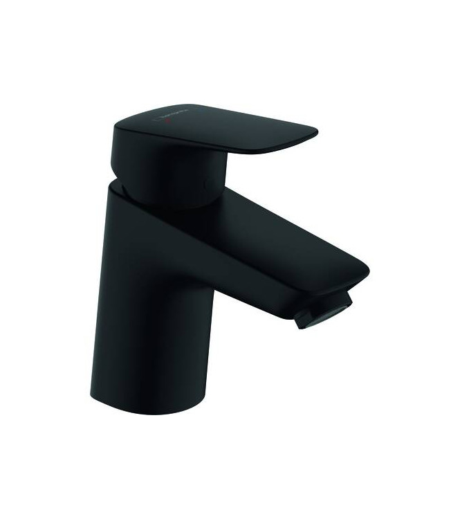 71170 LOGIS SINGLE-LEVER WASHBASIN MIXER 70 + POP-UP WASTE MATT BLACK METAL