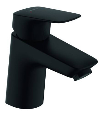 71170 LOGIS SINGLE-LEVER WASHBASIN MIXER 70 + POP-UP WASTE MATT BLACK METAL