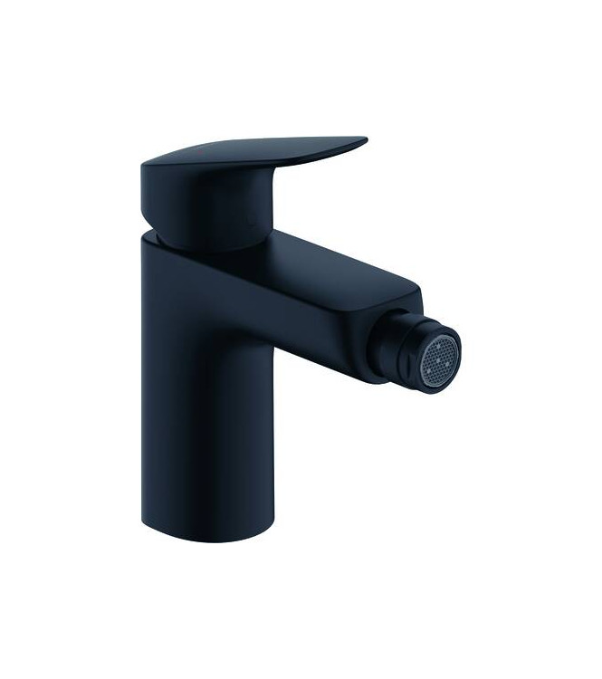 71200 LOGIS MISCELATORE MONOCOMANDO BIDET 100 + SALTERELLO NERO OPACO