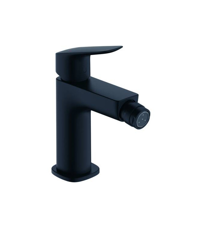 71201 LOGIS MISCELATORE MONOCOMANDO BIDET 110 + SALTERELLO NERO OPACO
