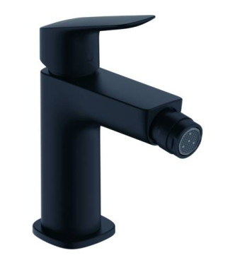 71201 LOGIS MISCELATORE MONOCOMANDO BIDET 110 + SALTERELLO NERO OPACO
