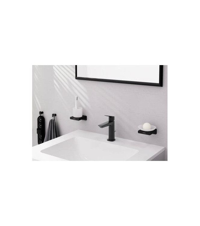 71254 LOGIS WASHBASIN MIXER 110 COOLST. + POP-UP WASTE MATT BLACK