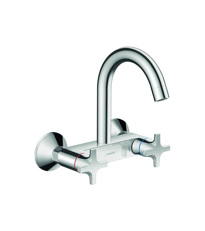 Miscelatore cucina Hansgrohe Logis - Installazione a parete