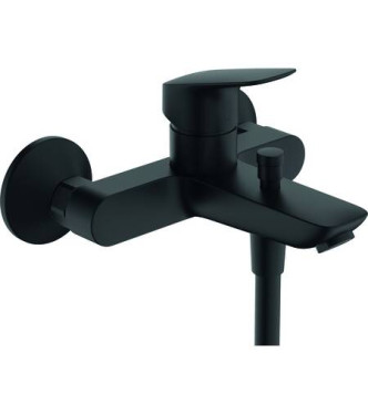 71400 LOGIS SINGLE-LEVER BATH MIXER EXTERNAL MATT BLACK