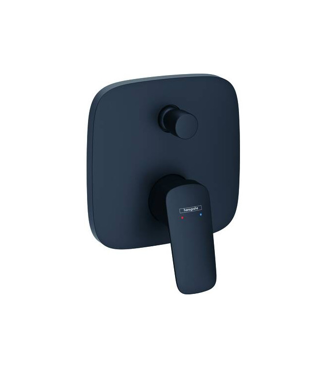 71405 LOGIS PARTE ESTERNA MISCELATORE INCASSO VASCA NERO OPACO