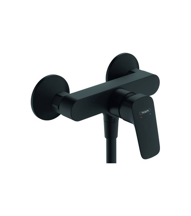 71600 LOGIS MISCELATORE MONOCOMANDO ESTERNO DOCCIA NERO OPACO