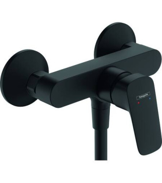 71600 LOGIS MISCELATORE MONOCOMANDO ESTERNO DOCCIA NERO OPACO