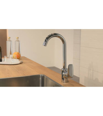 Miscelatore cucina Hansgrohe Logis - ComfortZone 230, bocca estraibile