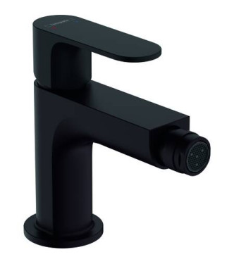 72210 REBRIS S MISCELATORE MONOCOMANDO BIDET C/PILETTA NERO OPACO