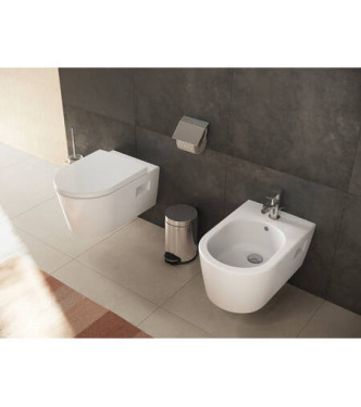 72212 REBRIS S MISCELATORE MONOCOMANDO BIDET C/PILETTA METALLO CROMO