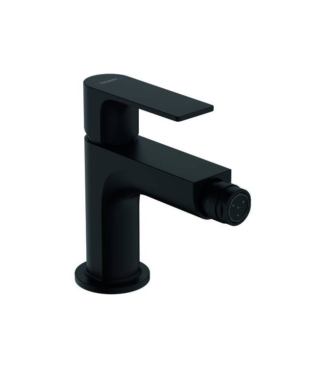 72213 REBRIS E MISCELATORE MONOCOMANDO BIDET C/PILETTA METALLO NERO OPACO