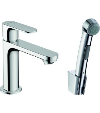 72215 REBRIS S MISCELATORE MONOCOMANDO LAVABO C/DOCCETTA BIDET CROMO