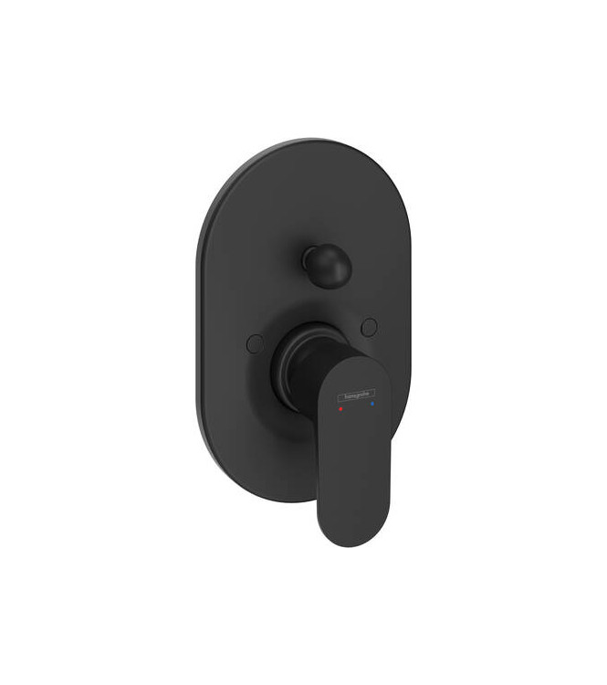 72449 REBRIS S MISCELATORE MONOCOMANDO VASCA INCASSO NERO OPACO