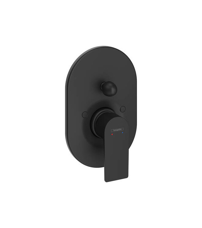 72459 REBRIS E MISCELATORE MONOCOMANDO VASCA INCASSO NERO OPACO