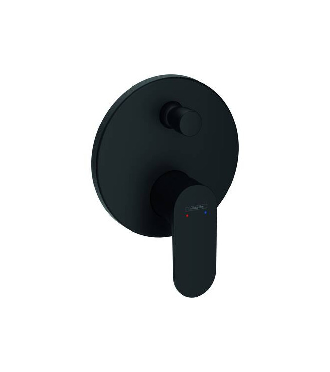 72466 REBRIS S MISCELATORE MONOCOMANDO VASCA INCASSO X IBOX UNI NERO OPACO