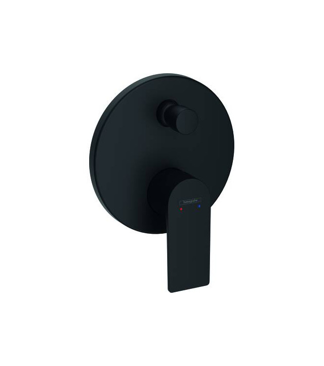 72468 REBRIS E MISCELATORE MONOCOMANDO VASCA INCASSO X IBOX UNI NERO OPACO