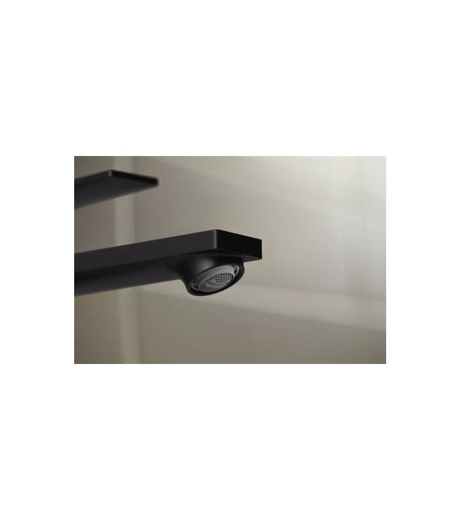 72560 REBRIS E SINGLE-LEVER BASIN MIXER COOLST. W/DRAIN MATT BLACK